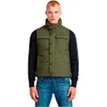 G-Star G-Startil mænd. D22887-D419-B230 Foundation polstret vest grøn (M), Casual, Polyester, Bæredygtig