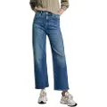 Pepe Jeans Pepe Jeanstil kvinder. PL204731HV4 Lige jeans Uhw blå (32/30), Casual, Bomuld, Denim, Bæredygtig