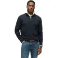 Superdry Core Logo Henley Halv Lynlås Sweater