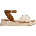 Pepe Jeans Pepe Jeanstil kvinder. PLS90690 Brune Kate Bass-sandaler i læder (36), 3-5 cm, Spænder, Casual