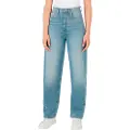 Pepe Jeans Pepe Jeanstil kvinder. PL204739MS6 Blå Addison Barrel Jeans (24/30), Casual, Denim, Bæredygtig