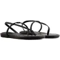 Armani Exchange AIX Armani Exchangetil kvinder. XDP057XV84100002 Sandaler i sort nappa (35), Ingen, Casual