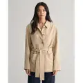 Gant Ganttil kvinder. 4770209 Regular Fit-blazer med beige bælte (40), Casual, Lyocell