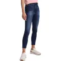 LOIS Jeans Lois Jeanstil kvinder. 201082236 Jeans | Medium Box - Høj talje skinny ankel navy (28/28), Casual, Bomuld, Denim, Blå
