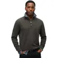 Superdry Utility Logo Henley Halv Lynlås Sweater