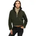 Superdry Estate Fleece Halv Lynlås Sweatshirt
