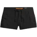 Superdry Superdrytil kvinder. W7110467A Cargo shorts Hot sort (S), Casual, Bomuld