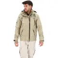 Superdry Superdrytil mænd. M5011868A Mountain SD Windcheater-jakke, beige (M), Casual, Polyester