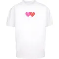 Mc Clothes Hugs & Love Two Hearts Heavy Oversized T-shirt Med Korte ærmer