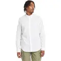 Timberland Timberlandtil mænd. TB0A6GRH1001 Langærmet hvid poplin-skjorte (XL), Casual, Bomuld, Lange ærmer