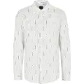 Armani Exchange 6dzc06-zn5dz Skjorte Med Lange ærmer