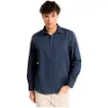 LOIS Jeans Lois Jeanstil mænd. 145353843 Langærmet marineblå poloshirt (XL), Casual, Bomuld, Lange ærmer