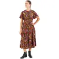 Superdry Printed Tiered Kortærmet Midi-kjole