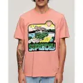 Superdry Neon Travel Graphic Loose T-shirt Med Korte ærmer