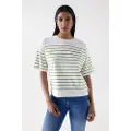 Salsa Jeans 21007841 T-shirt Med Korte ærmer