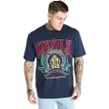 SikSilk Varsity Oversized T-shirt Med Korte ærmer