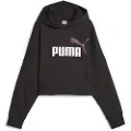 Puma Ess Logo Cropped Hættetrøje