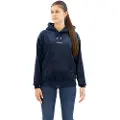 Superdry Superdrytil kvinder. W2012168A Country Club Sweatshirt Velour Loose navy (XS), Casual, Polyester, Blå