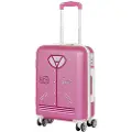 KARACTERMANIA Barbie Varsity Abs Kabinekuffert Med 4 Hjul