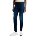 G-Star G-Startil kvinder. D19079-D760-G729 Jeans Lhana Skinny navy (23/30), Casual, Bomuld, Denim, Blå