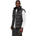 Superdry Superdrytil mænd. M5012038A Quiltet tweed-vest Sportsgrå (XXL), Casual, Genanvendt polister, Bæredygtig