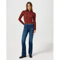 Wrangler 112358285 T-shirt Med Lange ærmer