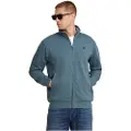 G-Star G-Startil mænd. D25122-D566-1820 Nifous sweatshirt med lynlås blå (XS), Casual, Økologisk bomuld, Bæredygtig