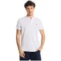 Victorio & Lucchino Victorio & Lucchino, V&Ltil mænd. 630087042 Basic kortærmet poloshirt med mao-krave hvid (3XL), Casual, Bomuld, Korte ærmer