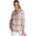 LOIS Jeans Lois Jeanstil kvinder. 431182242 Flerfarvet langærmet skjorte (XS), Casual, Viscose, Lange ærmer
