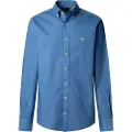 Hackett London Hackett Londontil mænd. HM3010263 Slim fit oxfordskjorte blå (S), Casual, Bomuld, Lange ærmer