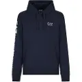 EA7 EA7til mænd. 7M000569_AF13512 Hættetrøje med lynlås i bomuld Logo Series navy (3XL), Casual, Sport, Multisport, Blå