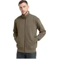 G-Star G-Startil mænd. D25122-D566-273 Sweatshirt Nifous lynlås brun (XS), Casual, Økologisk bomuld, Bæredygtig