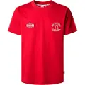 Pepe Jeans Pepe Jeanstil mænd. PM509787 Kortærmet T-shirt Parry rød (S), Casual, Bomuld, Korte ærmer, Bæredygtig