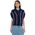 Scotch & Soda 179653 Halv Lynlås Sweater