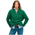 Superdry Aran Halv Lynlås Sweater