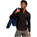 G-Star G-Startil mænd. D25176-D701-6484 Uniform Slim Shirt sort (S), Casual, Lange ærmer, Lyocell
