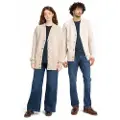 Timberland Timberlandunisex. TB0A62G7EGM1 Phillips Brook unisex beige cardigan med raglanærmer (XXS), Casual, Bomuld