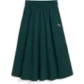 Puma T7 Woven Midi Skirt Women, Women, Green Terrain, M