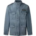 Pepe Jeans Pepe Jeanstil mænd. PM403094 Tad jakke blå (S), Casual, Bomuld