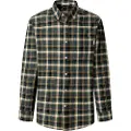 Pepe Jeans Pepe Jeanstil mænd. PM308852 Aldo grøn skjorte (L), Casual, Bomuld, Lange ærmer