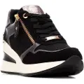 Xti Xtitil kvinder. 14437902-NEGRO Træningssko 144379 sort (37), 3-5 cm, Lynlås, Casual