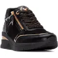 Xti Xtitil kvinder. 14422301-NEGRO Træningssko 144223 sort (37), 1-3 cm, Lynlås, Casual