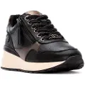 Carmela Carmelatil kvinder. 16244203-NEGRO Sneakers i læder 162442 sort (36), 3-5 cm, Lynlås, Casual