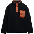 Superdry Superdrytil mænd. M2014283A Fuji Fleece Half Zip (L), Casual, Bomuld, Blå