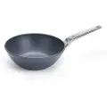 Woll Wok DIAMOND LITE PRO 26 cm, rustfrit stålhåndtag, titanium, WOLL
