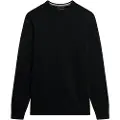 Superdry Superdrytil mænd. M6110691A Essentials-trøje sort (L), Casual, Bomuld