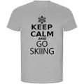 Kruskis Keep Calm And Go Skiing Eco T-shirt Med Korte ærmer