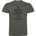 Kruskis Keep Calm And Go Skiing T-shirt Med Korte ærmer