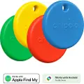 Chipolo POP - Red/Blue/Yellow/Green - 4-pack