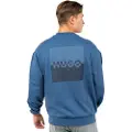 Hugo Boss HUGOtil mænd. 50542847 Dusplited sweatshirt blå (XXL), Casual, Bomuld